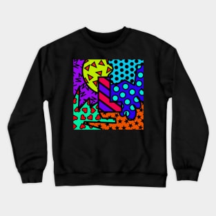 Alphabet Series - Letter L - Bright and Bold Initial Letters Crewneck Sweatshirt